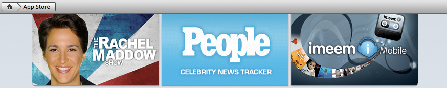 People Celebrity News Tracker promoted in iTunes App Store