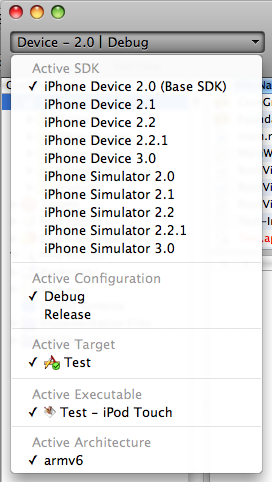 Xcode 3.1.3 Updated List of Active iPhone SDKs