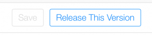 iTunesConnect Release This App Version